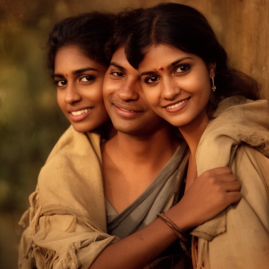AI-generated illustration of Sri Lankan American