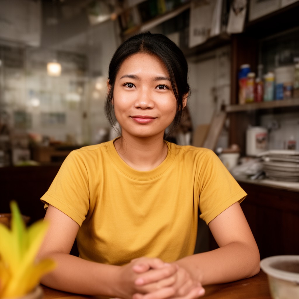 AI-generated illustration of Burmese American