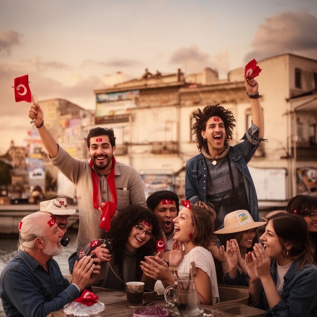 AI-generated illustration of Turkish American