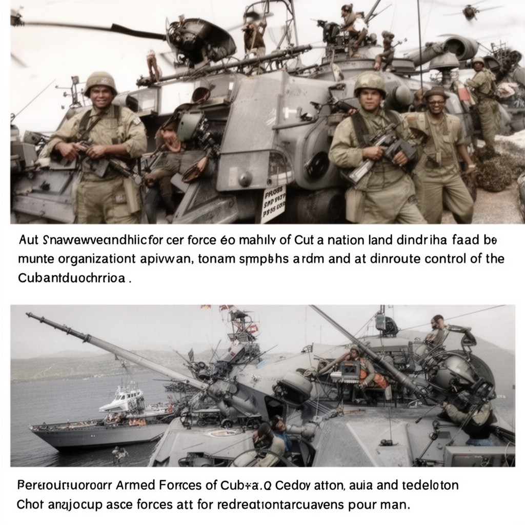 AI-generated illustration of Revolutionary Armed Forces of Cuba