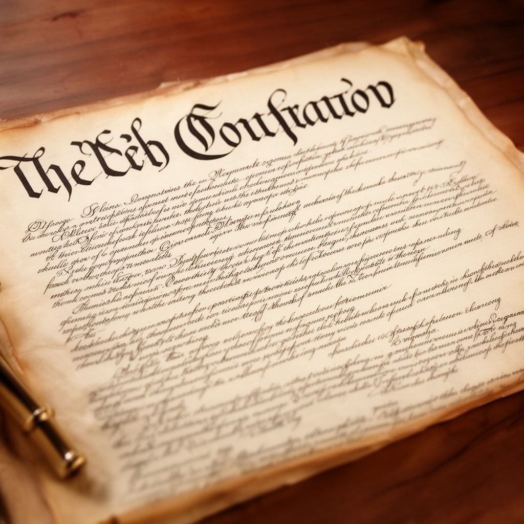 AI-generated illustration of U.S. Constitution, Sixth Amendment