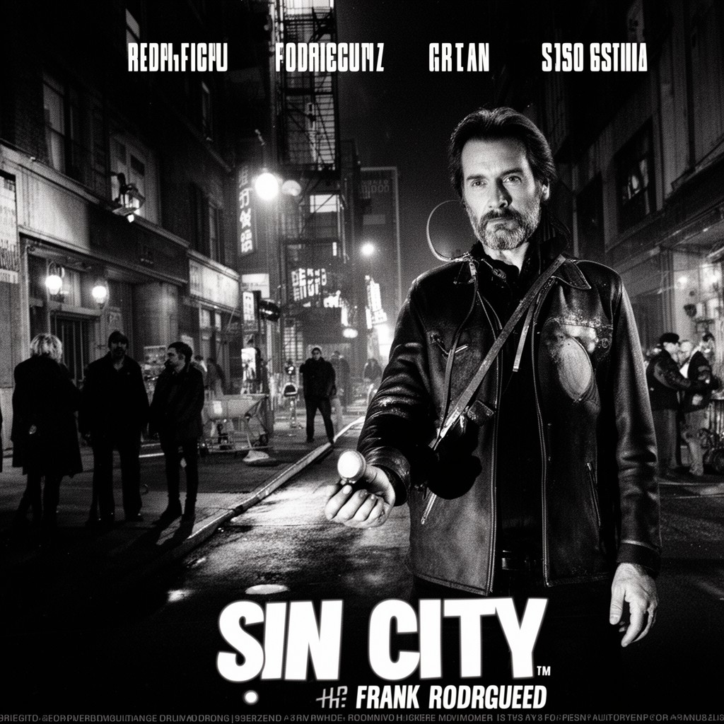AI-generated illustration of Sin City