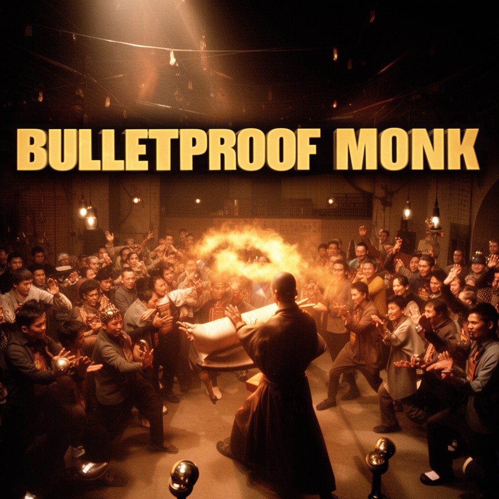 AI-generated illustration of Bulletproof Monk