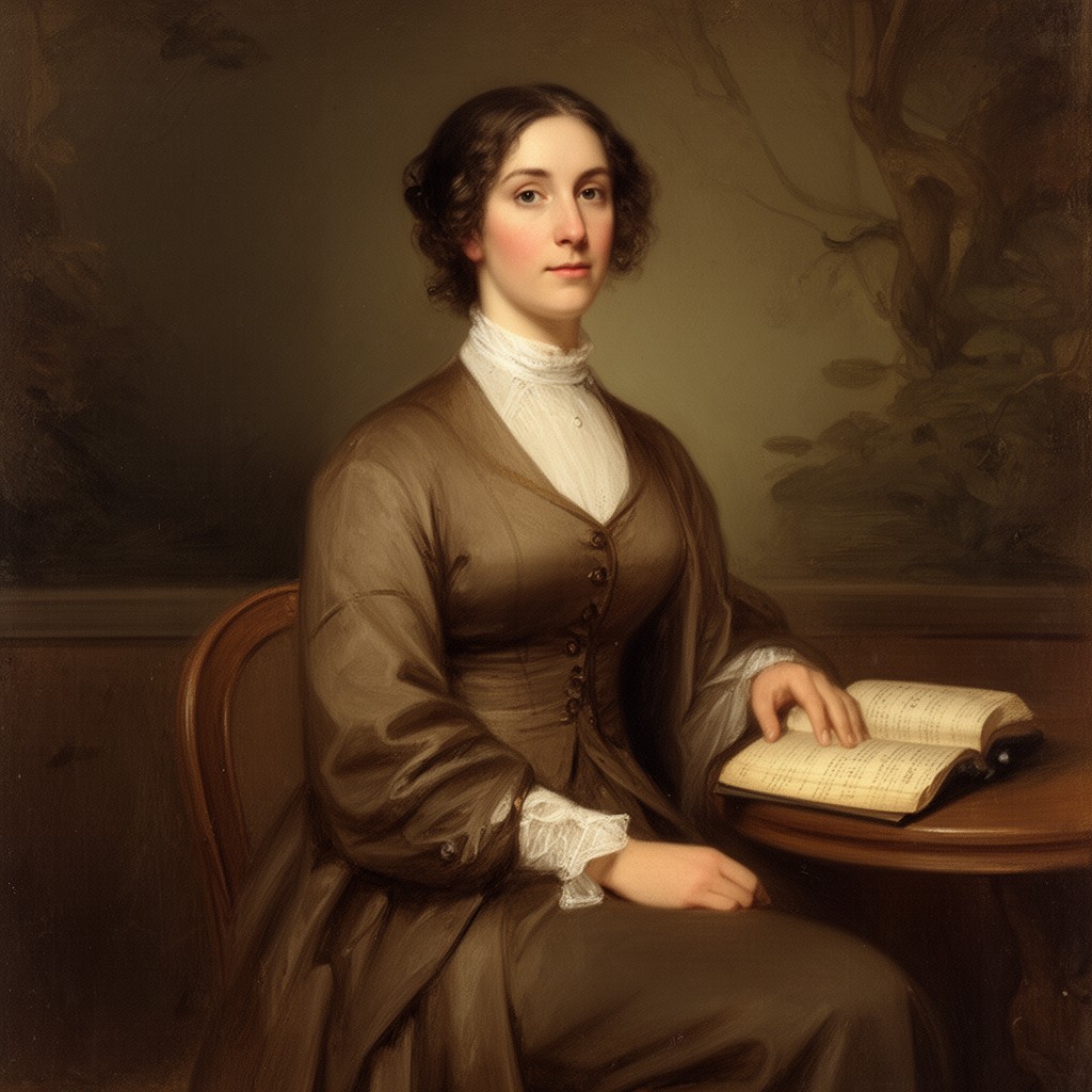AI-generated illustration of Margaret Fuller