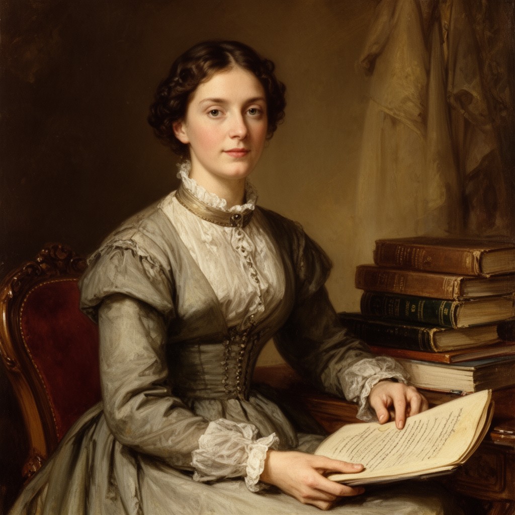 AI-generated illustration of Woman in the Nineteenth Century