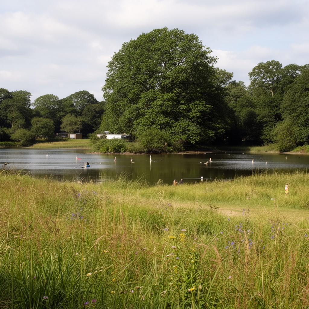 AI-generated illustration of Ruxley Gravel Pits