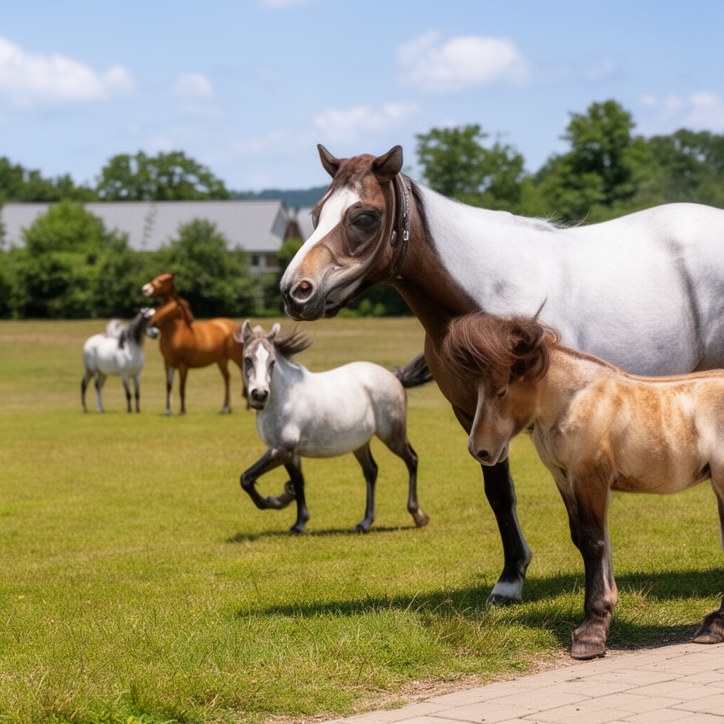 AI-generated illustration of Kentucky Horse Park