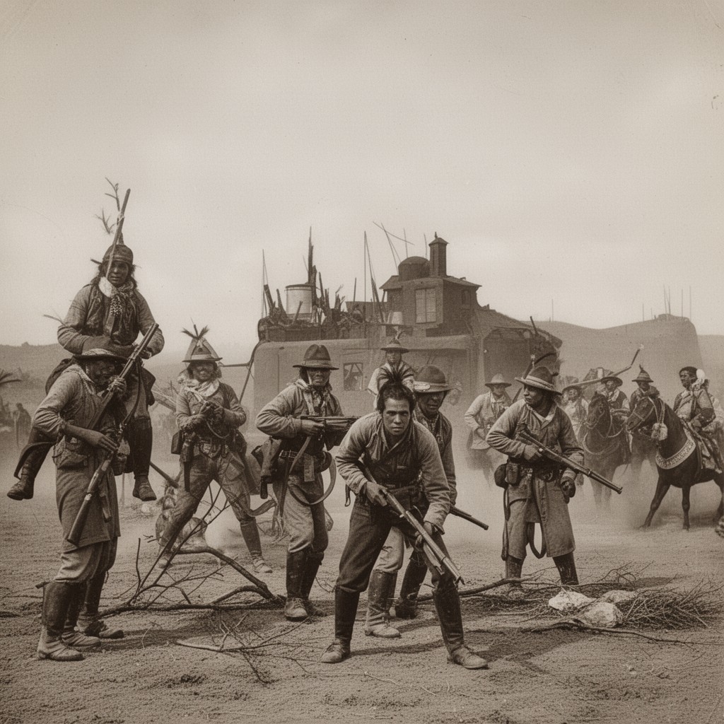 AI-generated illustration of Apache Wars