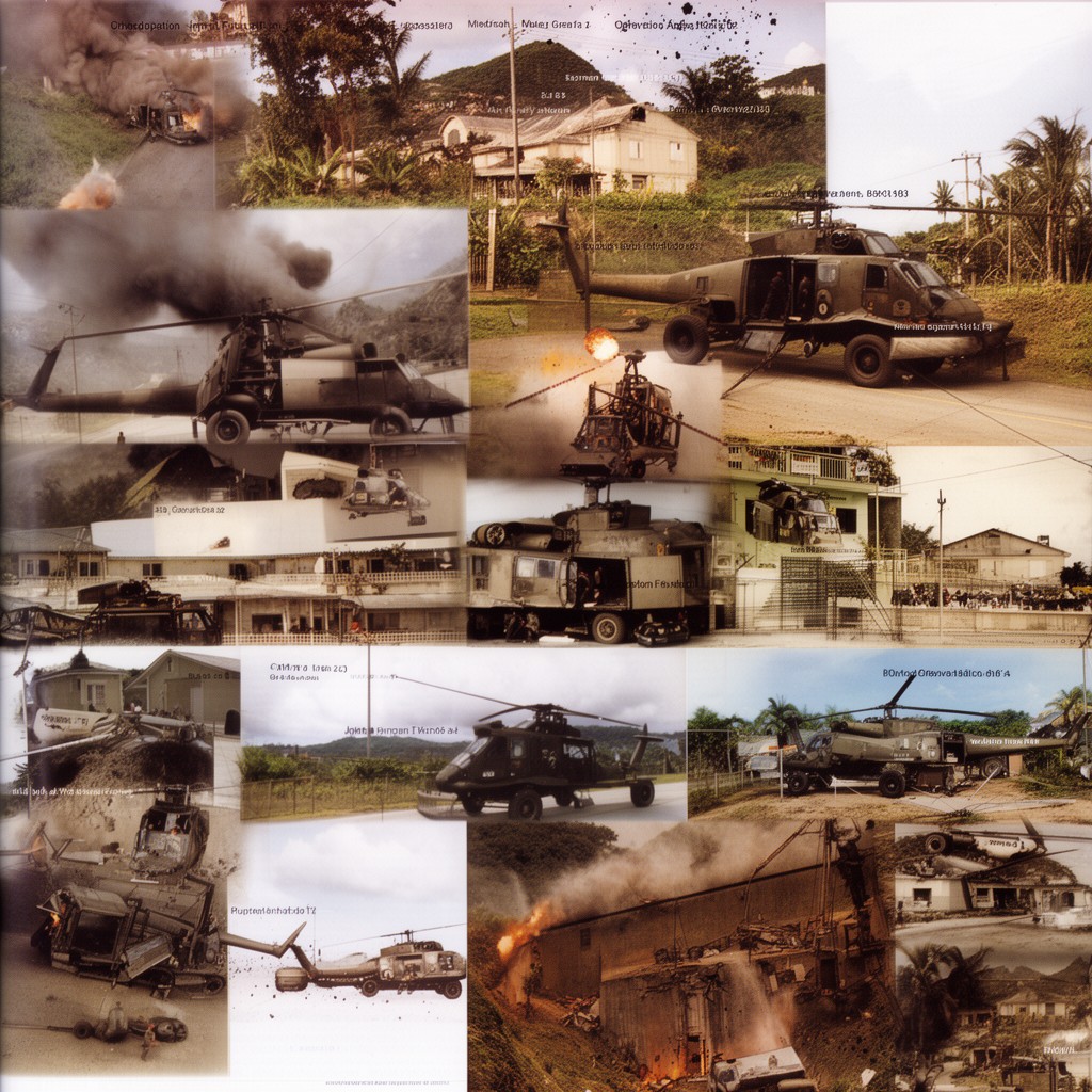 AI-generated illustration of Operation Urgent Fury