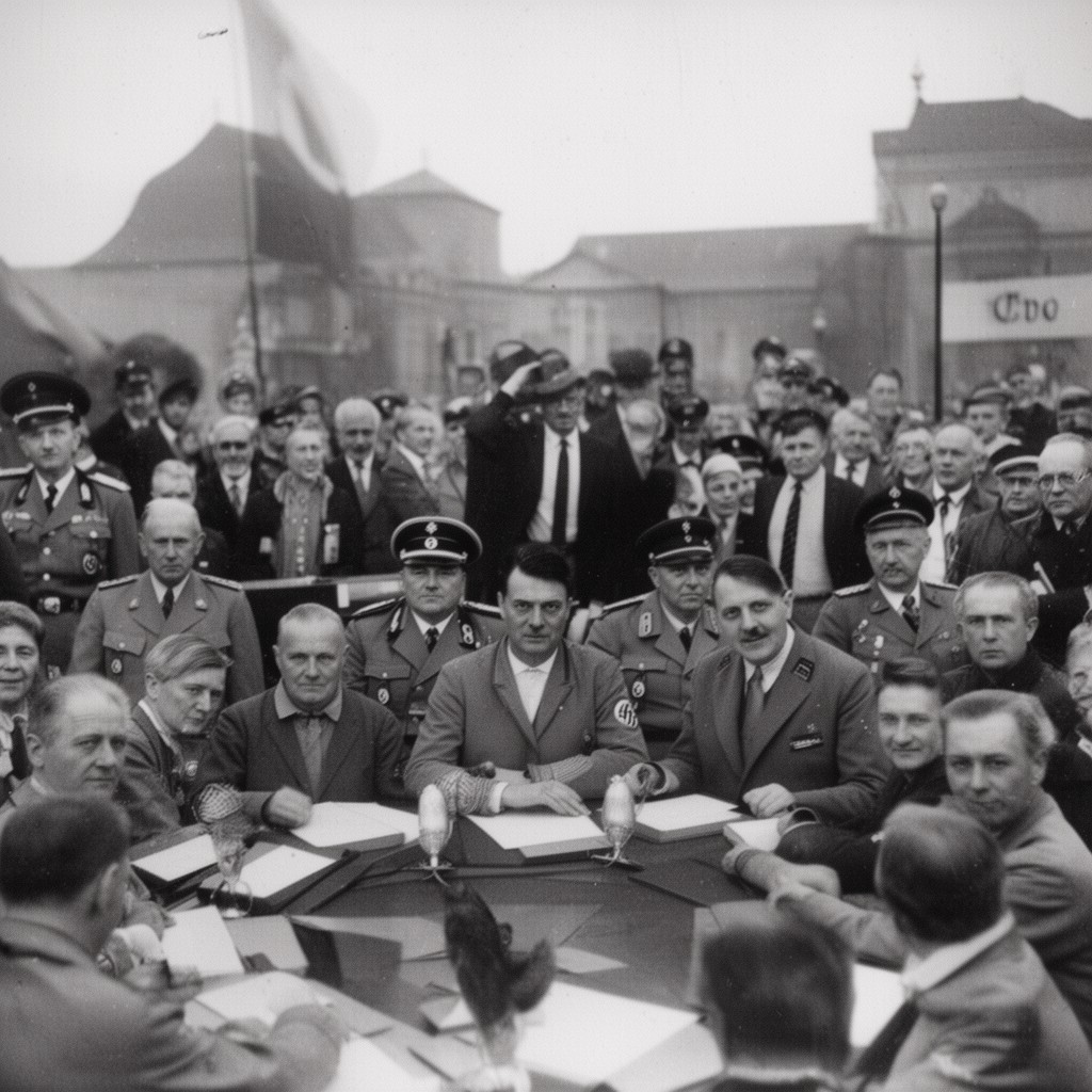 AI-generated illustration of Führer and Reich Chancellor