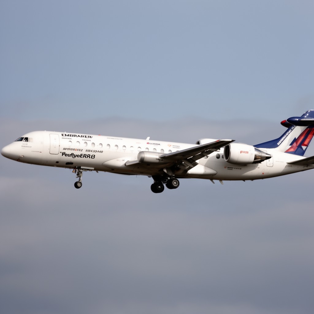 AI-generated illustration of Embraer ERJ 135