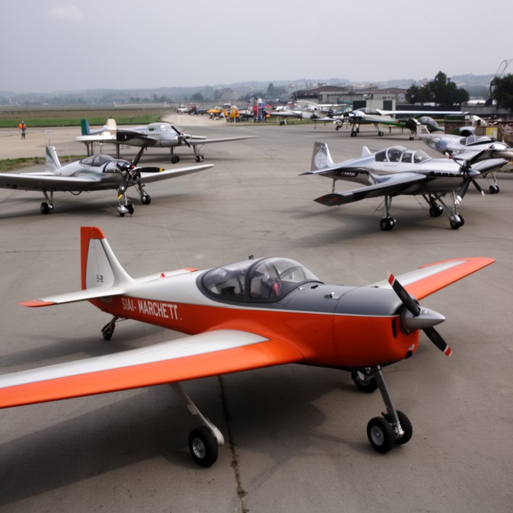 AI-generated illustration of SIAI-Marchetti SF.260