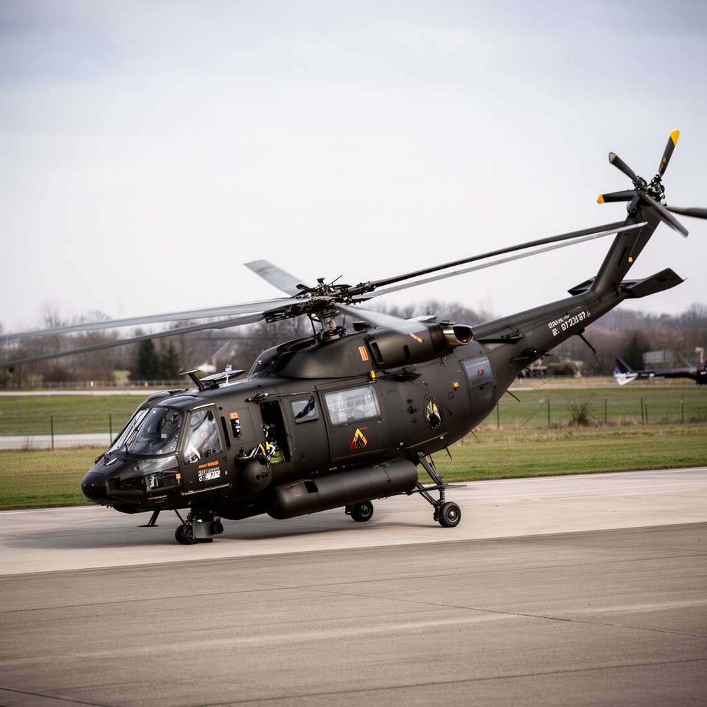 AI-generated illustration of Helicopter Wing