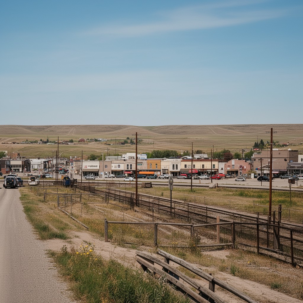 AI-generated illustration of Pembina, North Dakota