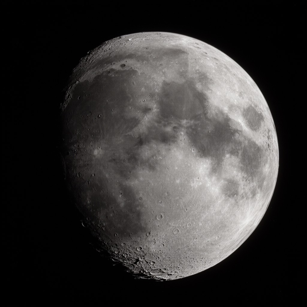 AI-generated illustration of Sally Ride (Lunar Crater)