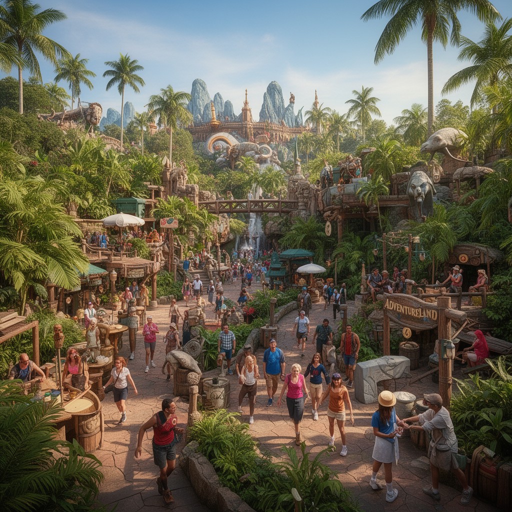AI-generated illustration of Adventureland
