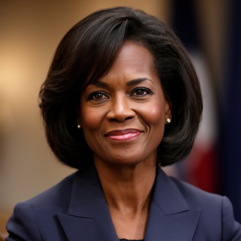 AI-generated illustration of Condoleezza Rice