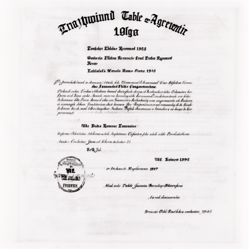 AI-generated illustration of Polish Round Table Agreement
