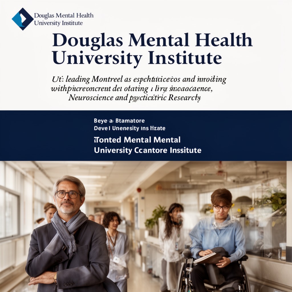 AI-generated illustration of Douglas Mental Health University Institute