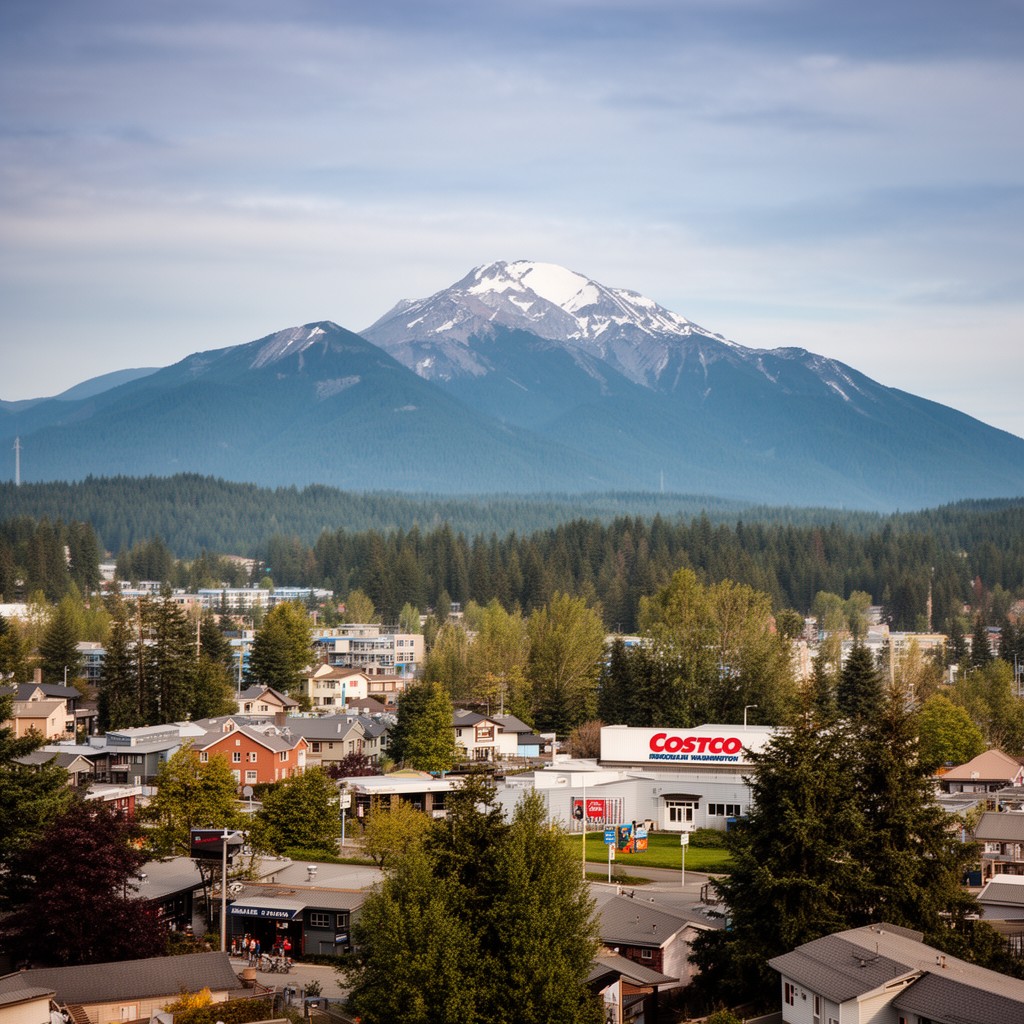 AI-generated illustration of Issaquah, Washington, United States
