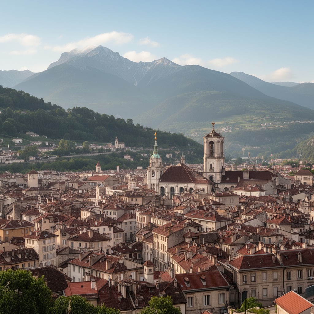AI-generated illustration of Chambéry