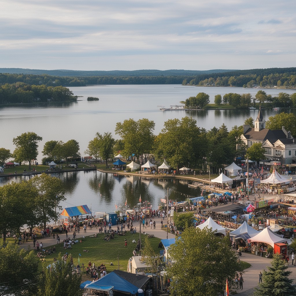 AI-generated illustration of Orillia