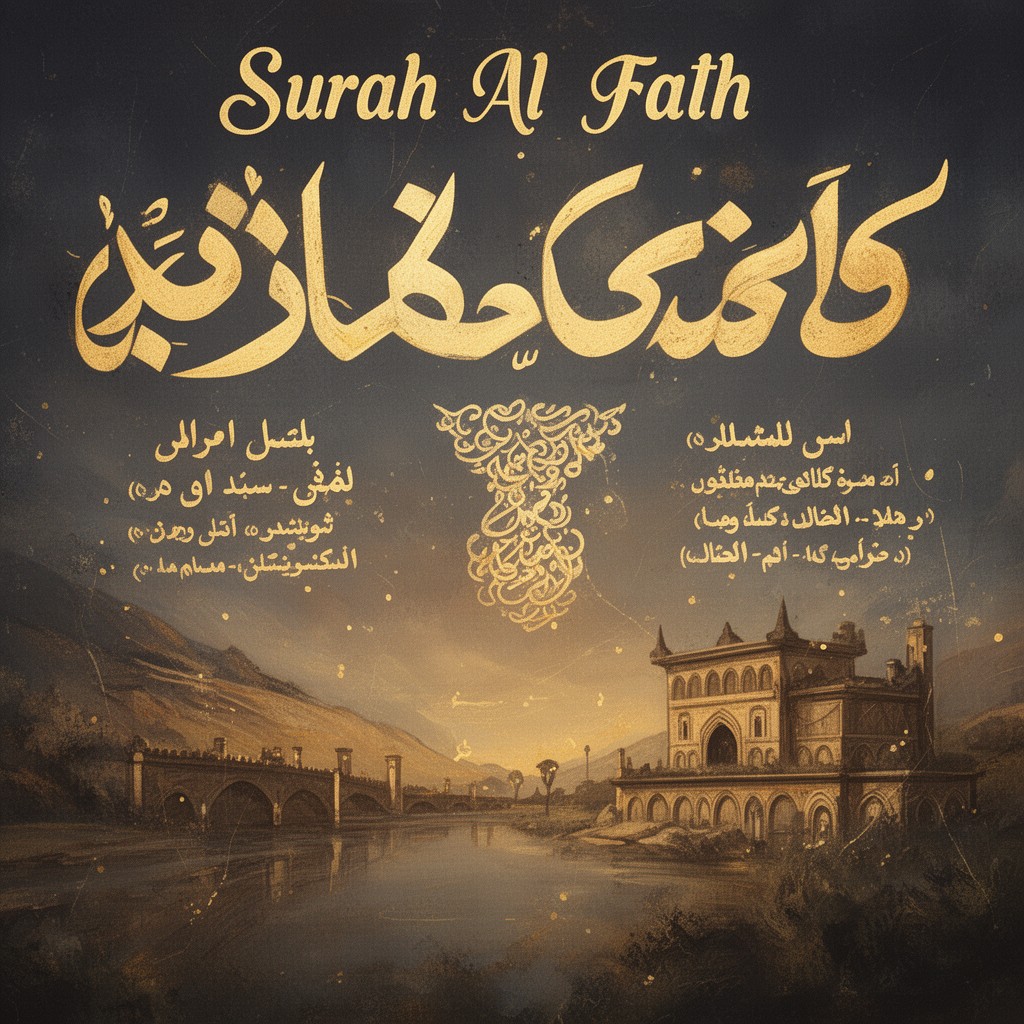 AI-generated illustration of Surah Al-Fath