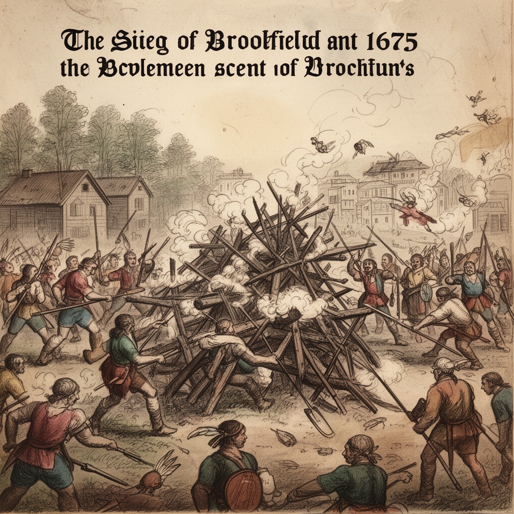 AI-generated illustration of Siege of Brookfield
