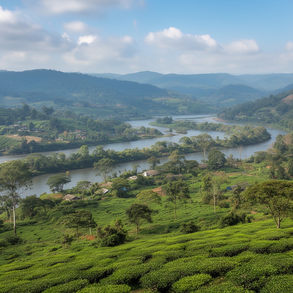 AI-generated illustration of Barak Valley