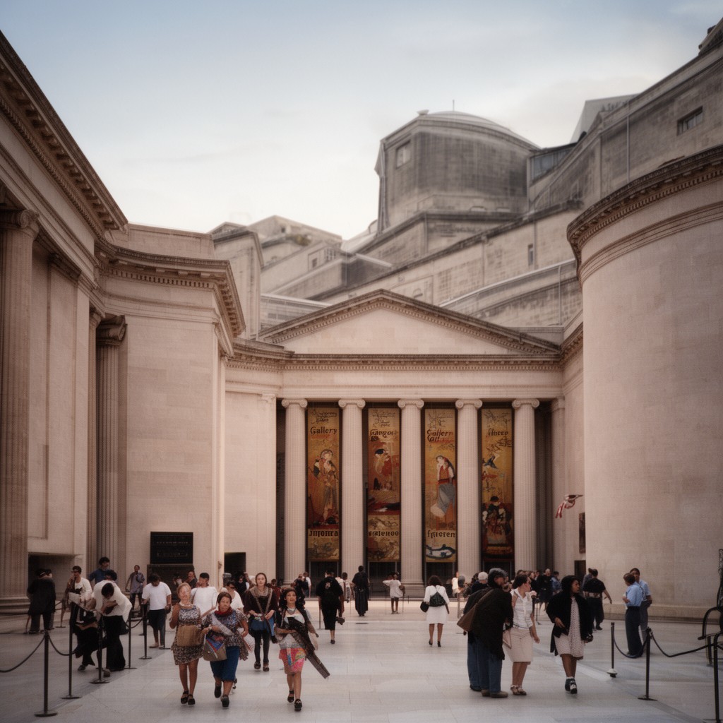 AI-generated illustration of Freer Gallery of Art