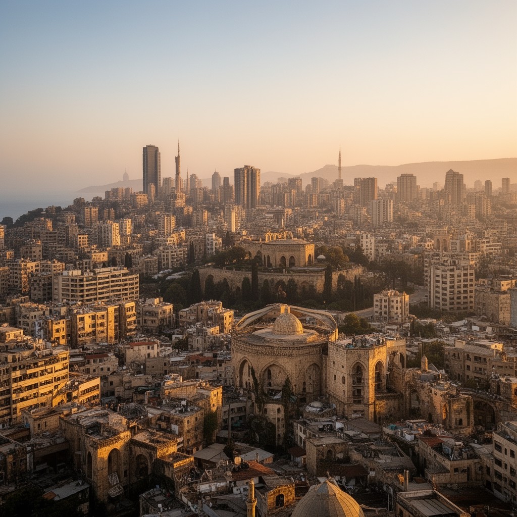 AI-generated illustration of Beirut