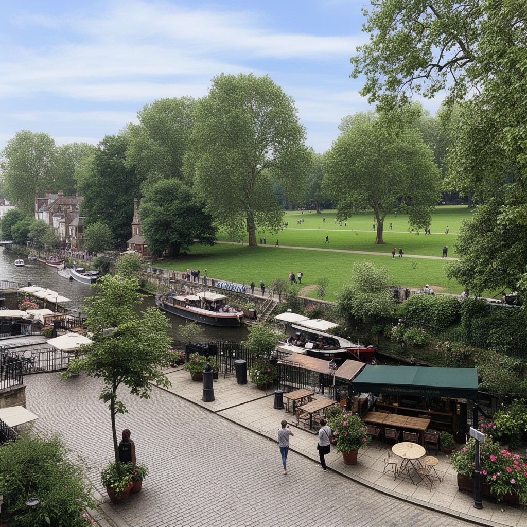 AI-generated illustration of Richmond upon Thames