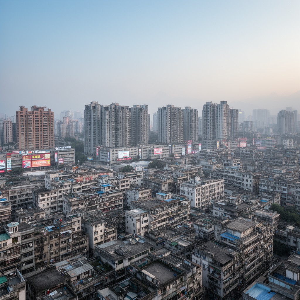 AI-generated illustration of Putuo District