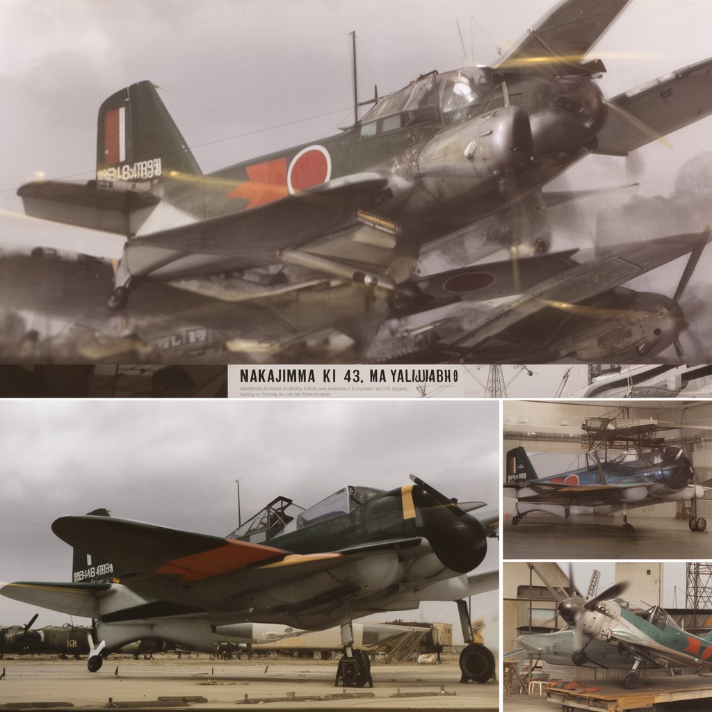 AI-generated illustration of Nakajima Ki-43