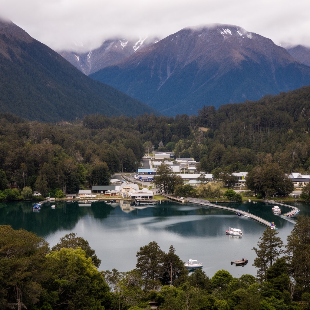 AI-generated illustration of Te Anau