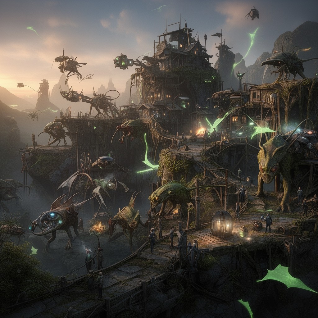 AI-generated illustration of Weta Workshop