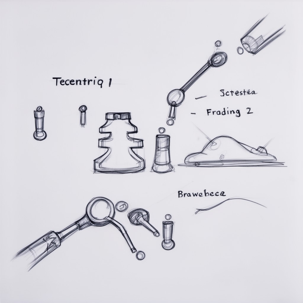 AI-generated illustration of Tecentriq