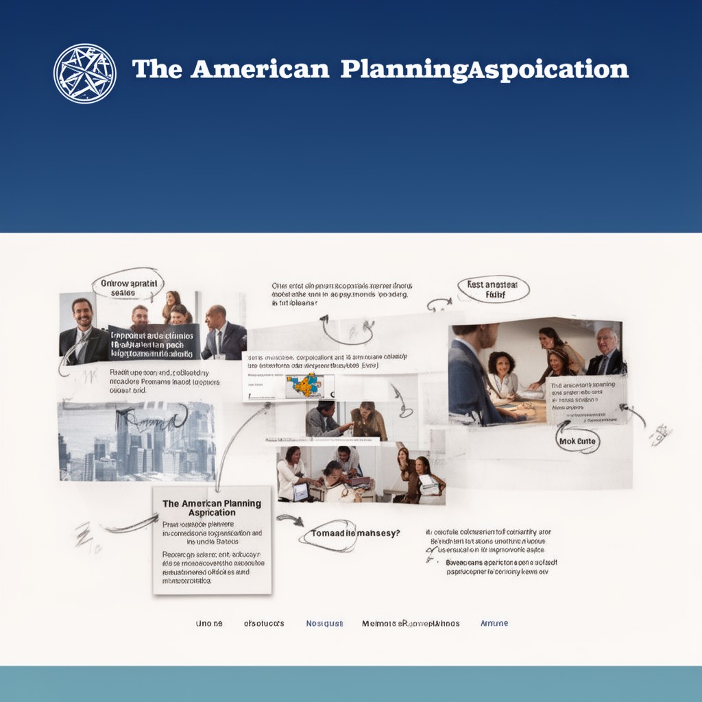 AI-generated illustration of The American Planning Association