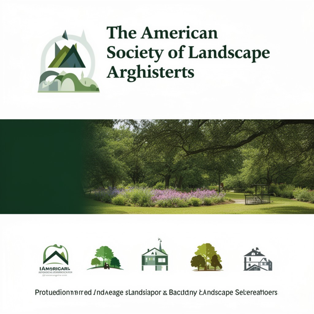 AI-generated illustration of The American Society of Landscape Architects