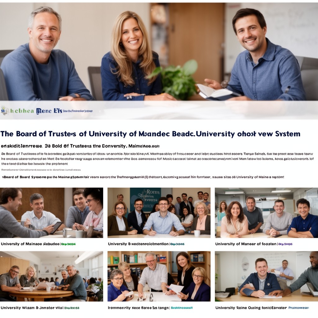 AI-generated illustration of Board of Trustees of the University of Maine System
