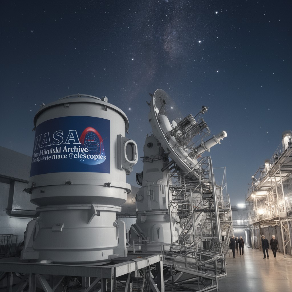 AI-generated illustration of Mikulski Archive for Space Telescopes