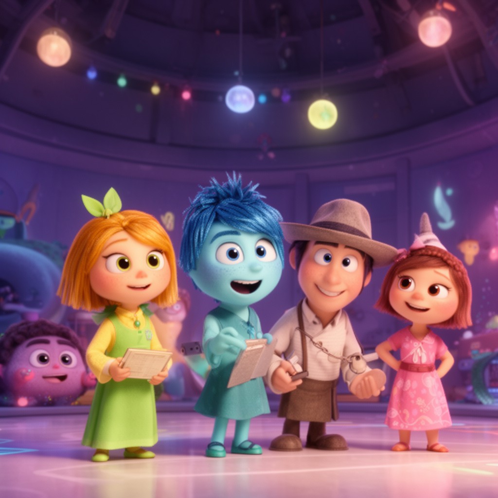 AI-generated illustration of Inside Out