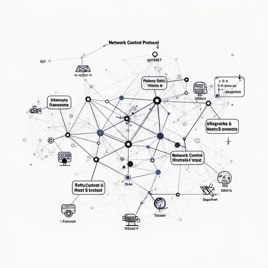 AI-generated illustration of Network Control Protocol