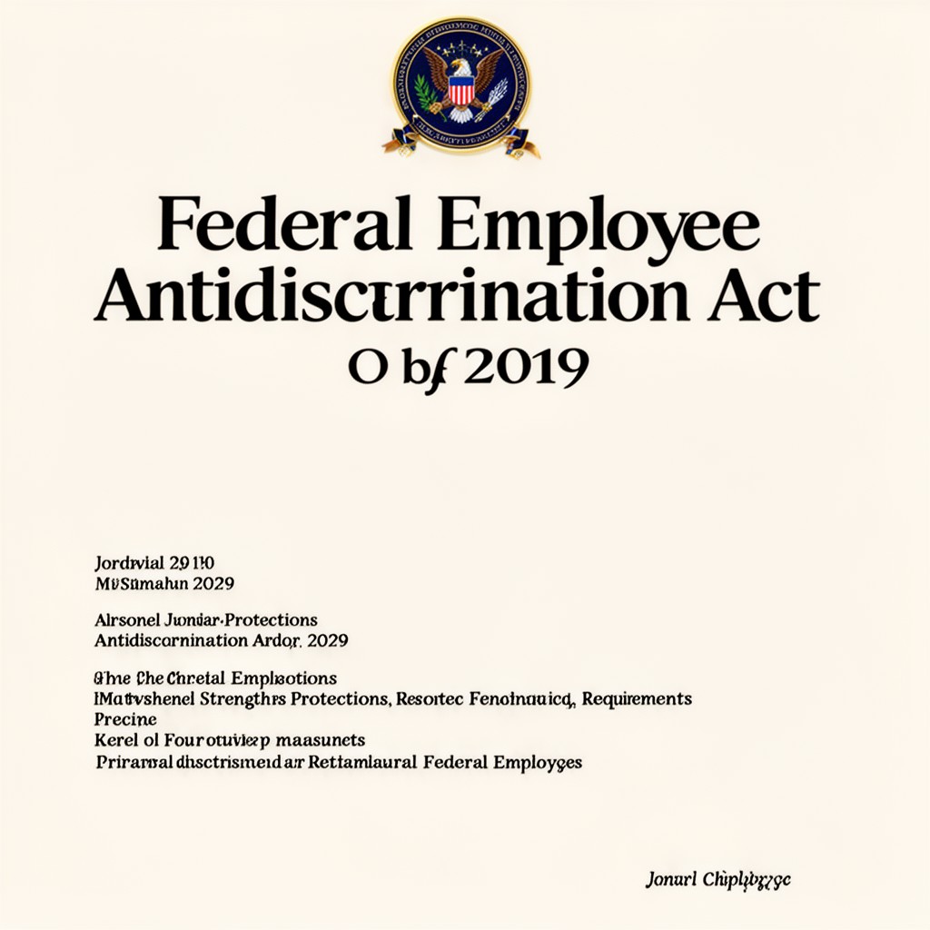 AI-generated illustration of Federal Employee Antidiscrimination Act of 2019