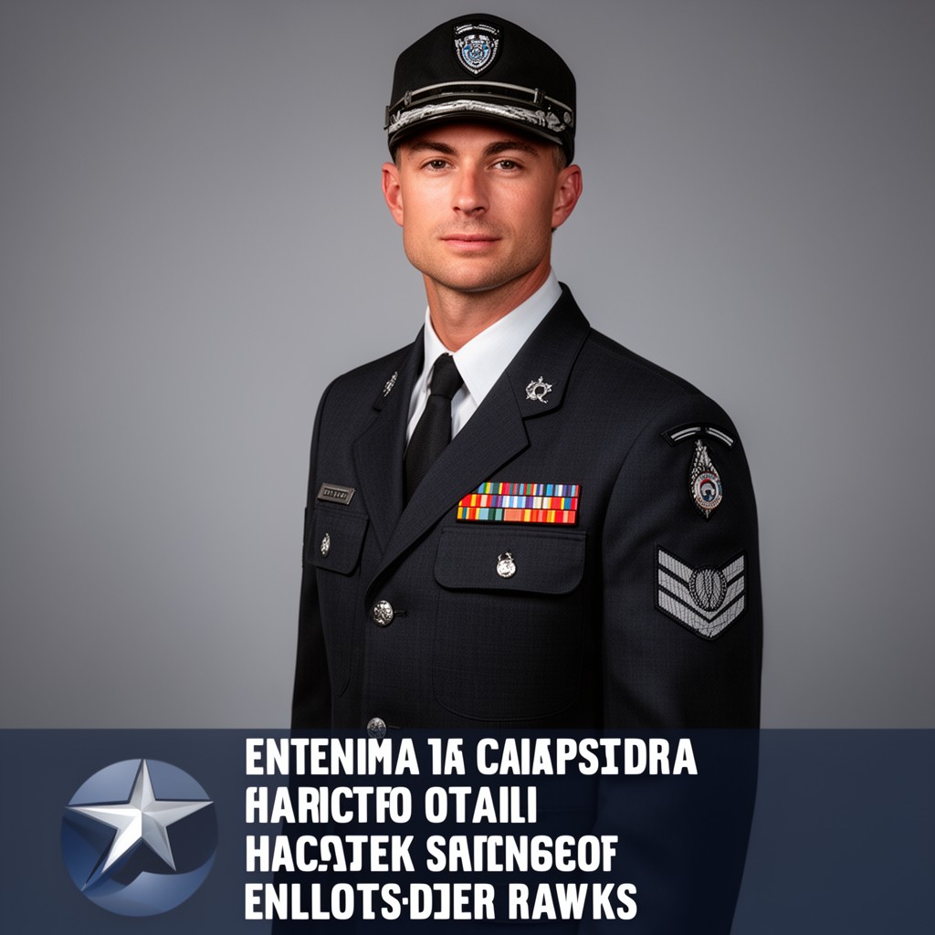 AI-generated illustration of Senior Master Sergeant (USSF enlisted rank)