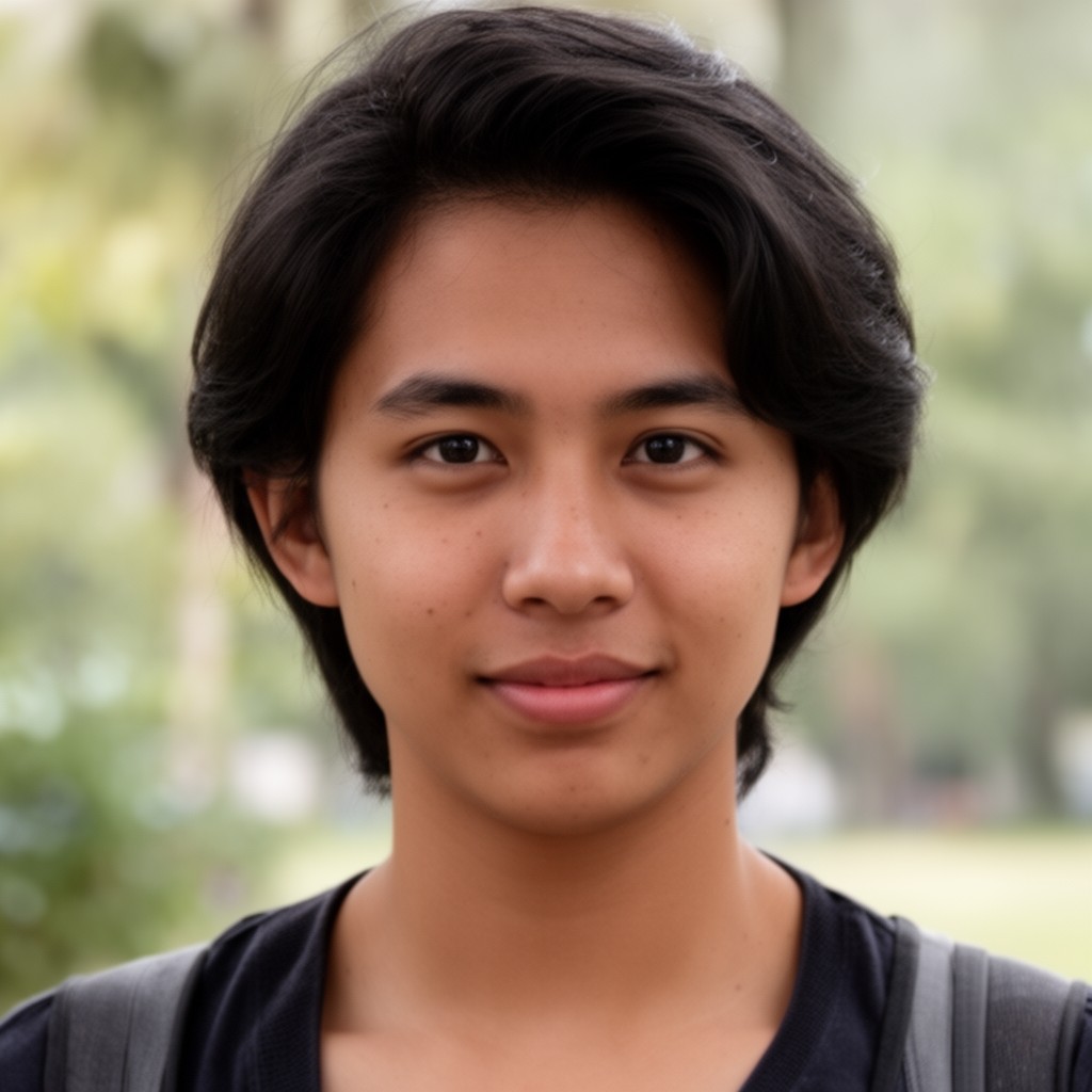 AI-generated illustration of Bruneian American