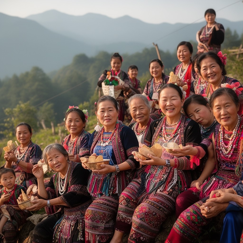 AI-generated illustration of Hmong