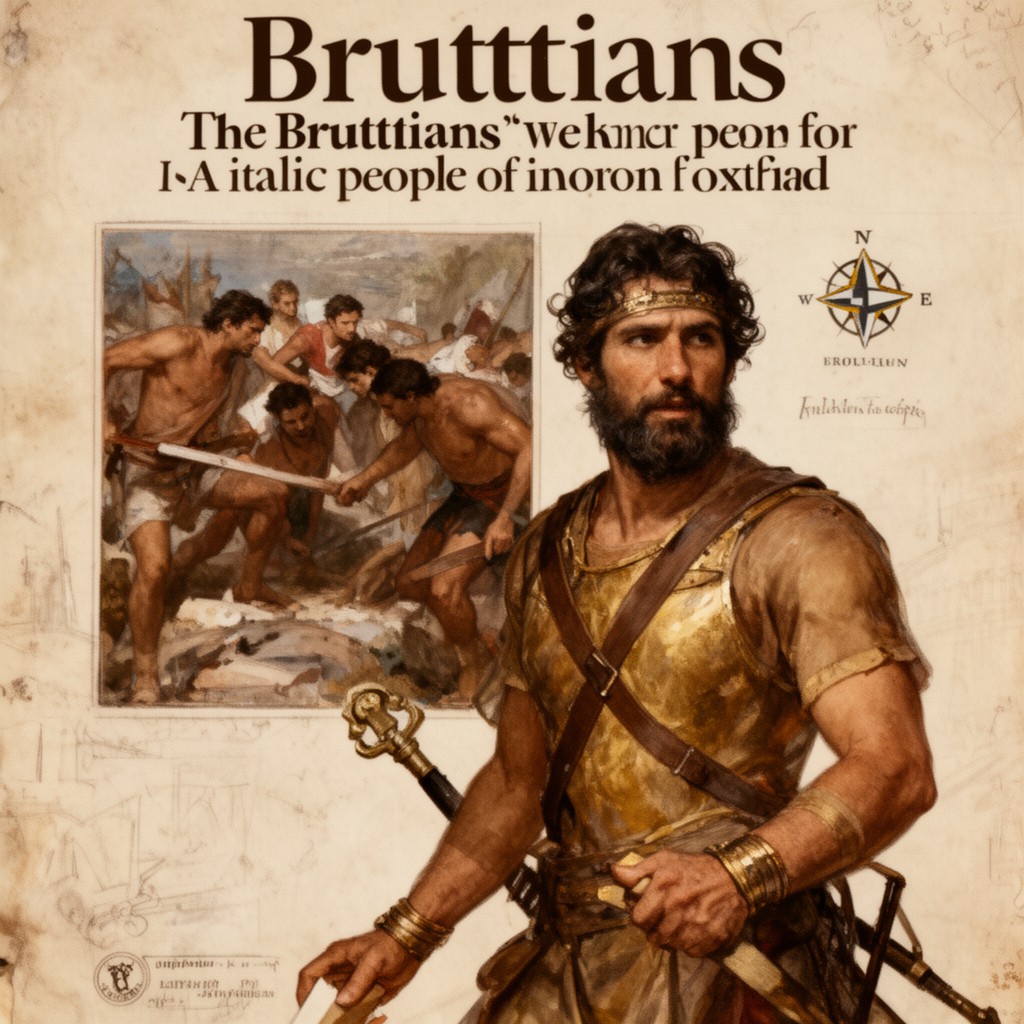 AI-generated illustration of Bruttians