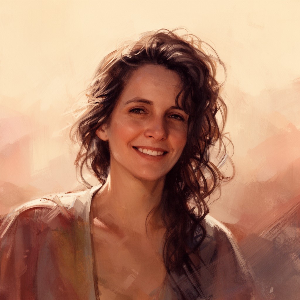 AI-generated illustration of Roberta Joan Anderson