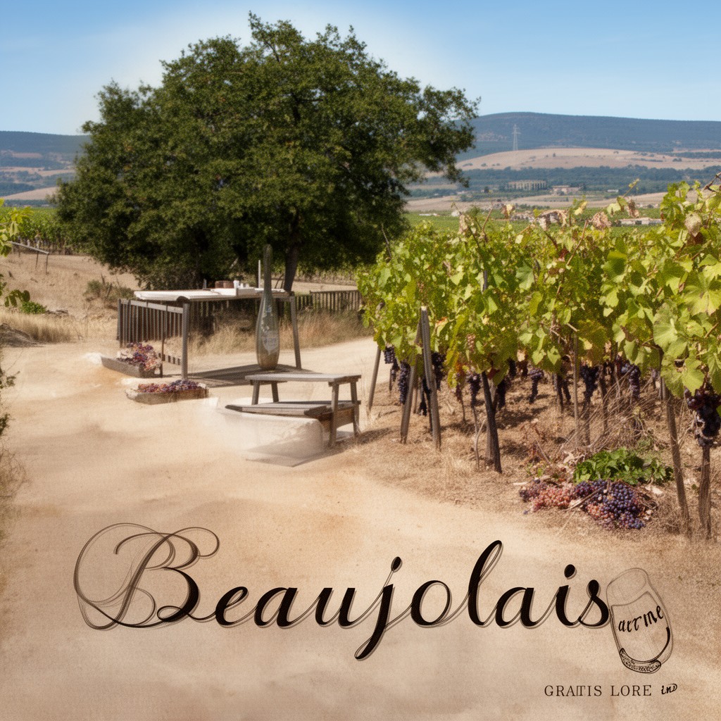 AI-generated illustration of Beaujolais